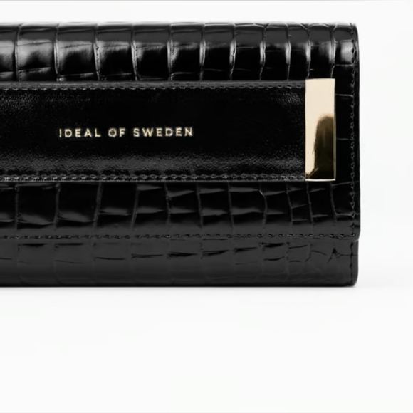 NEW Ideal of Sweden Neo Noir Croc Studio Clutch for Galaxy S21 Ultra - Picture 6 of 12